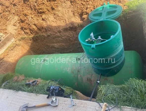 Подземный газгольдер Спецгаз в Подольске под ключ для частного дома