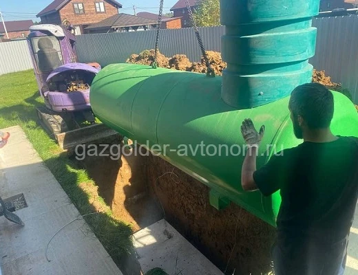 Преимущества монтажа подземных газгольдеров в Подольске