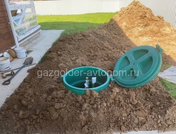 Подземный газгольдер в Подольске под ключ для частного дома